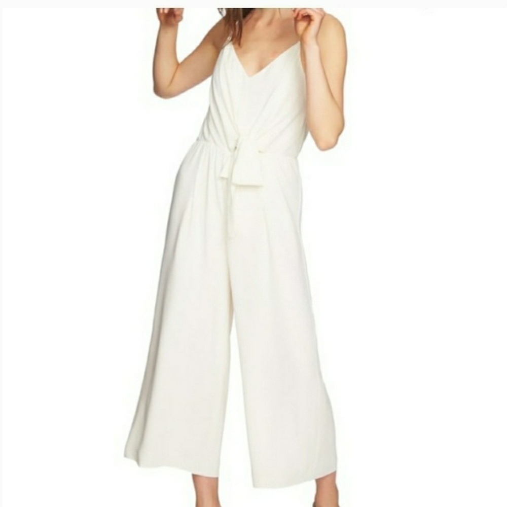 1. STATE  Antique White Sleeveless‎ Jumpsuit